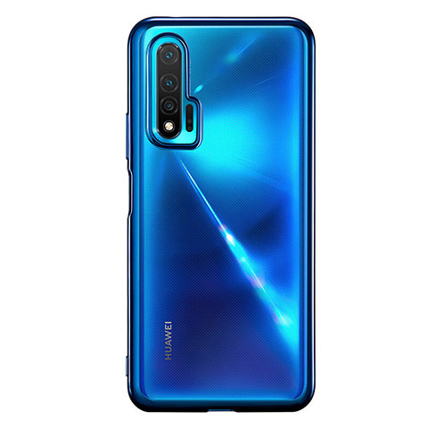 Funda Silicona Ultrafina Carcasa Transparente S02 para Huawei Nova 6 5G Azul