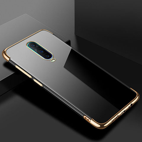 Funda Silicona Ultrafina Carcasa Transparente S02 para Oppo RX17 Pro Oro