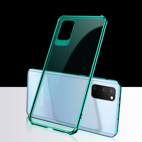 Funda Silicona Ultrafina Carcasa Transparente S02 para Samsung Galaxy S20 5G Verde