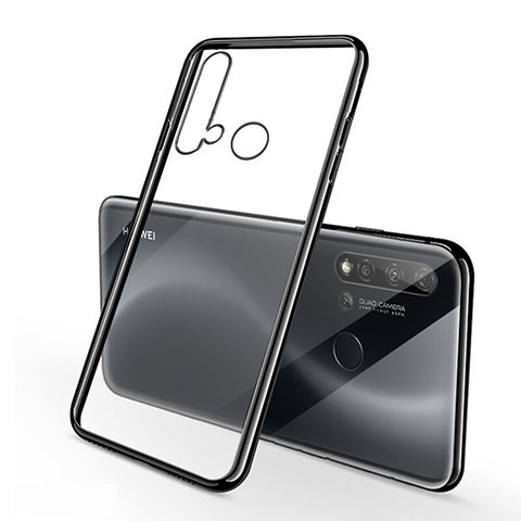 Funda Silicona Ultrafina Carcasa Transparente S03 para Huawei Nova 5i Negro