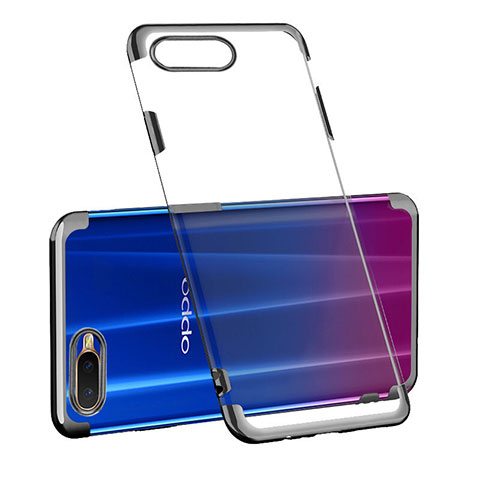 Funda Silicona Ultrafina Carcasa Transparente S03 para Oppo R17 Neo Negro