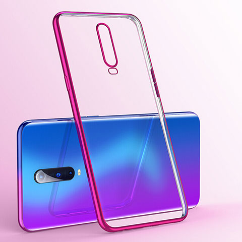 Funda Silicona Ultrafina Carcasa Transparente S03 para Oppo RX17 Pro Morado