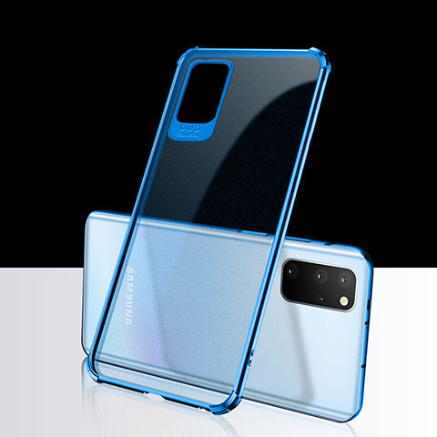 Funda Silicona Ultrafina Carcasa Transparente S03 para Samsung Galaxy S20 Plus 5G Azul