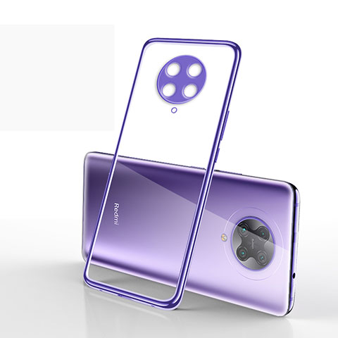 Funda Silicona Ultrafina Carcasa Transparente S03 para Xiaomi Poco F2 Pro Morado