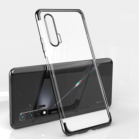 Funda Silicona Ultrafina Carcasa Transparente S04 para Huawei Nova 6 5G Negro