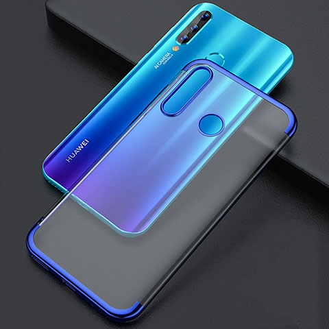 Funda Silicona Ultrafina Carcasa Transparente S04 para Huawei P Smart+ Plus (2019) Azul