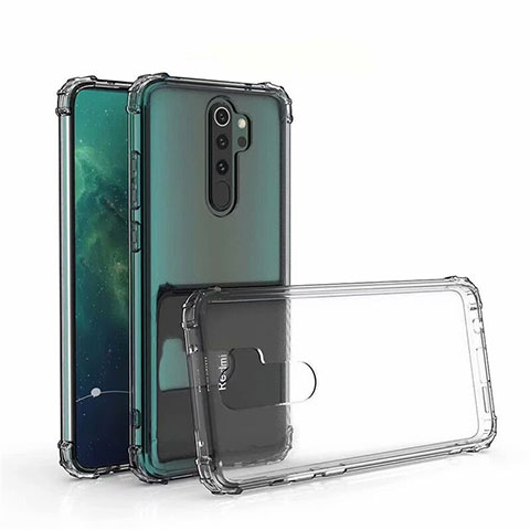 Funda Silicona Ultrafina Carcasa Transparente S04 para Xiaomi Redmi Note 8 Gris