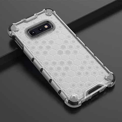 Funda Silicona Ultrafina Carcasa Transparente S05 para Samsung Galaxy S10 Gris