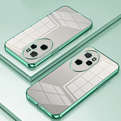 Funda Silicona Ultrafina Carcasa Transparente SY1 para Huawei Honor 100 Pro 5G Verde