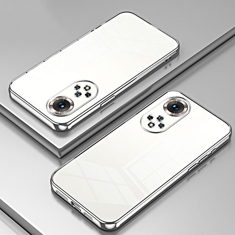 Funda Silicona Ultrafina Carcasa Transparente SY1 para Huawei Honor 50 Pro 5G Plata