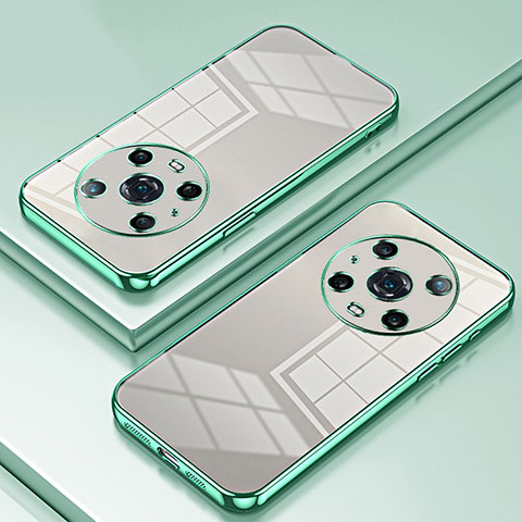 Funda Silicona Ultrafina Carcasa Transparente SY1 para Huawei Honor Magic4 Pro 5G Verde