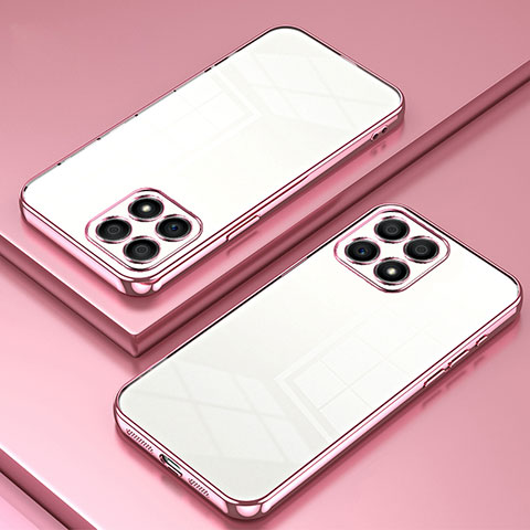 Funda Silicona Ultrafina Carcasa Transparente SY1 para Huawei Honor X30i Oro Rosa