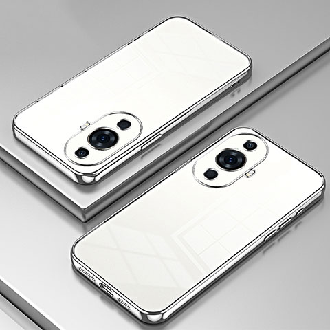 Funda Silicona Ultrafina Carcasa Transparente SY1 para Huawei Nova 11 Ultra Plata