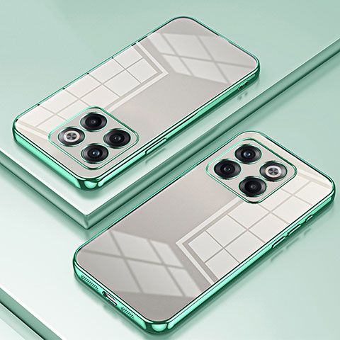 Funda Silicona Ultrafina Carcasa Transparente SY1 para OnePlus 10T 5G Verde