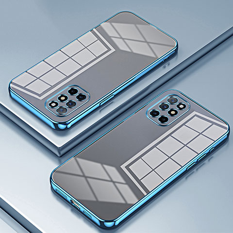 Funda Silicona Ultrafina Carcasa Transparente SY1 para OnePlus 8T 5G Azul