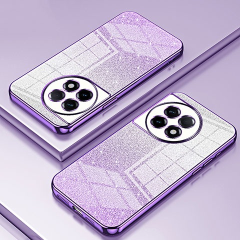 Funda Silicona Ultrafina Carcasa Transparente SY1 para OnePlus Ace 2 5G Morado