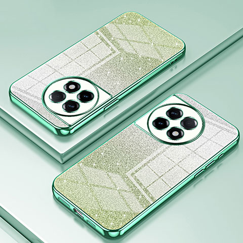 Funda Silicona Ultrafina Carcasa Transparente SY1 para OnePlus Ace 2 5G Verde