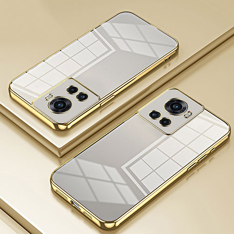 Funda Silicona Ultrafina Carcasa Transparente SY1 para OnePlus Ace 5G Oro