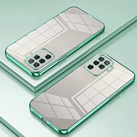 Funda Silicona Ultrafina Carcasa Transparente SY1 para Oppo A94 4G Verde