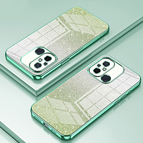 Funda Silicona Ultrafina Carcasa Transparente SY1 para Xiaomi Redmi 11A 4G Verde