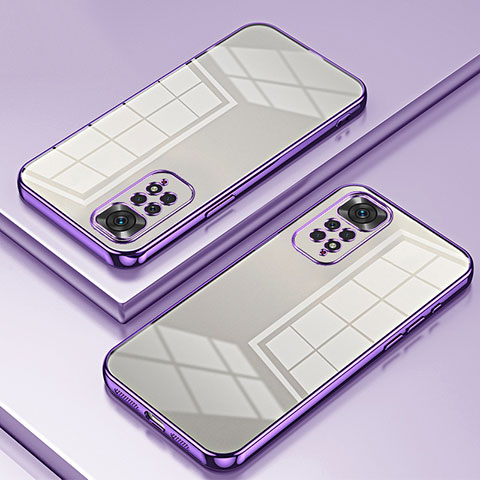 Funda Silicona Ultrafina Carcasa Transparente SY1 para Xiaomi Redmi Note 11 4G (2022) Morado