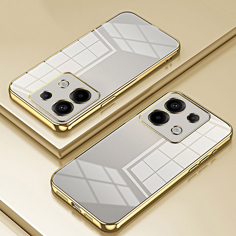 Funda Silicona Ultrafina Carcasa Transparente SY1 para Xiaomi Redmi Note 13 Pro 5G Oro