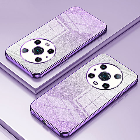 Funda Silicona Ultrafina Carcasa Transparente SY2 para Huawei Honor Magic4 Pro 5G Morado