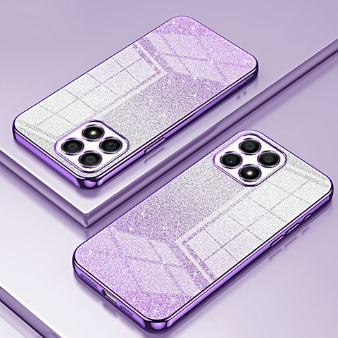 Funda Silicona Ultrafina Carcasa Transparente SY2 para Huawei Honor X30i Morado