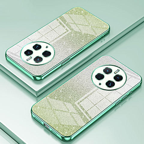 Funda Silicona Ultrafina Carcasa Transparente SY2 para Huawei Mate 50 Pro Verde