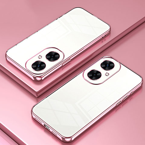 Funda Silicona Ultrafina Carcasa Transparente SY2 para Huawei Nova 11i Oro Rosa