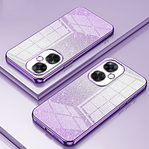 Funda Silicona Ultrafina Carcasa Transparente SY2 para OnePlus Nord CE 3 Lite 5G Morado