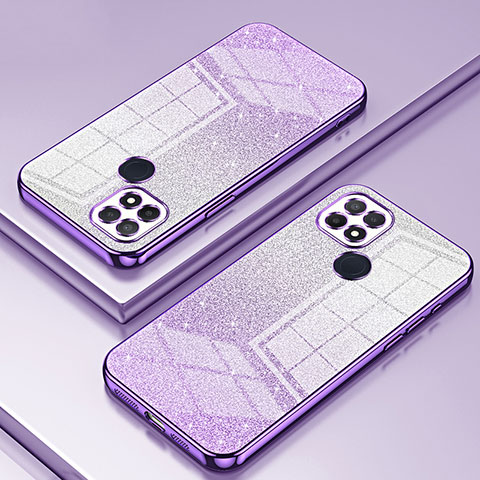 Funda Silicona Ultrafina Carcasa Transparente SY2 para Oppo A15 Morado