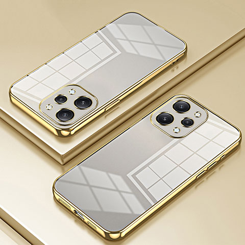 Funda Silicona Ultrafina Carcasa Transparente SY2 para Xiaomi Poco M6 Pro 5G Oro