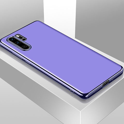 Funda Silicona Ultrafina Carcasa Transparente T01 para Huawei P30 Pro New Edition Morado