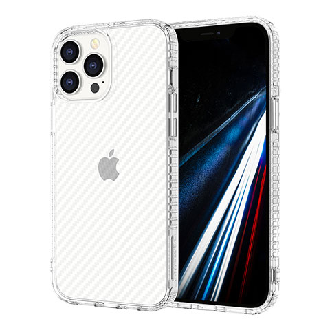 Funda Silicona Ultrafina Carcasa Transparente YJ1 para Apple iPhone 12 Pro Claro