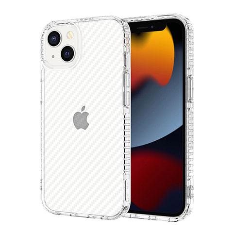 Funda Silicona Ultrafina Carcasa Transparente YJ1 para Apple iPhone 13 Claro