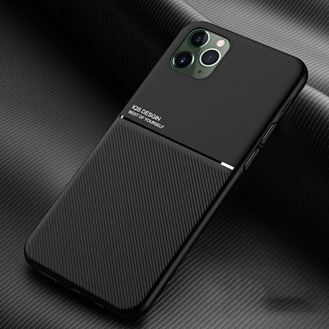 Funda Silicona Ultrafina Goma 360 Grados Carcasa C01 para Apple iPhone 11 Pro Max Negro