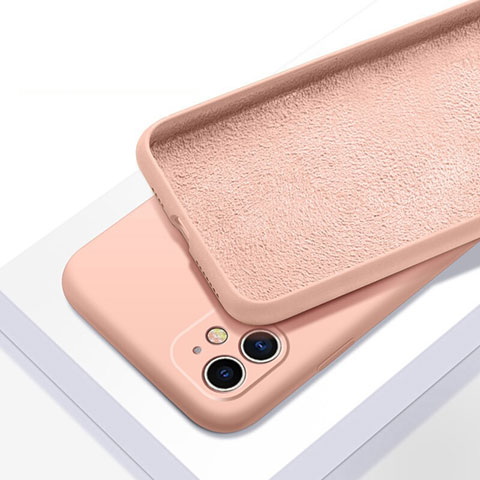 Funda Silicona Ultrafina Goma 360 Grados Carcasa C01 para Apple iPhone 11 Rosa