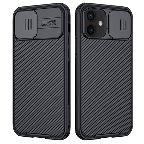 Funda Silicona Ultrafina Goma 360 Grados Carcasa C01 para Apple iPhone 12 Mini Negro