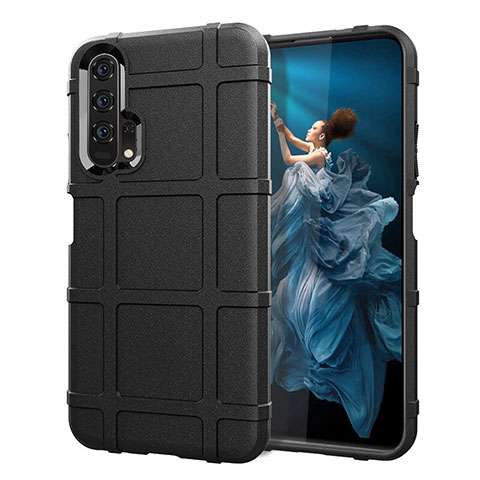 Funda Silicona Ultrafina Goma 360 Grados Carcasa C01 para Huawei Honor 20 Pro Negro