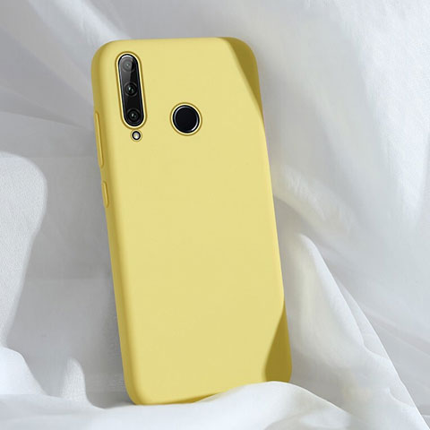 Funda Silicona Ultrafina Goma 360 Grados Carcasa C01 para Huawei Honor 20i Amarillo