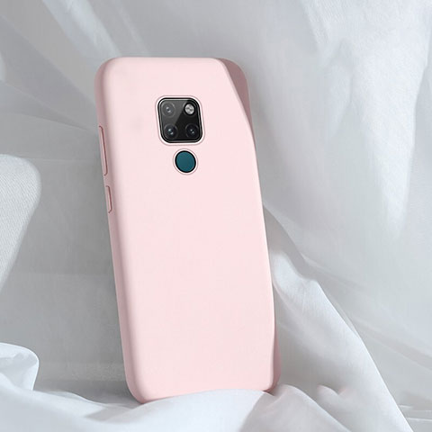 Funda Silicona Ultrafina Goma 360 Grados Carcasa C01 para Huawei Mate 20 Rosa