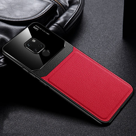 Funda Silicona Ultrafina Goma 360 Grados Carcasa C01 para Huawei Mate 20 X 5G Rojo