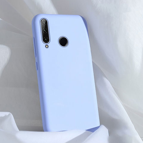 Funda Silicona Ultrafina Goma 360 Grados Carcasa C01 para Huawei P Smart+ Plus (2019) Azul Cielo