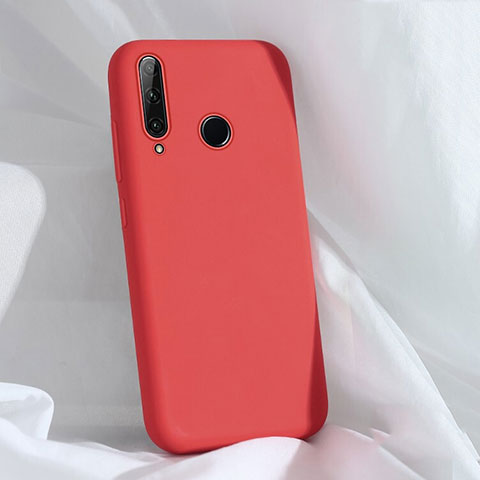 Funda Silicona Ultrafina Goma 360 Grados Carcasa C01 para Huawei P Smart+ Plus (2019) Rojo