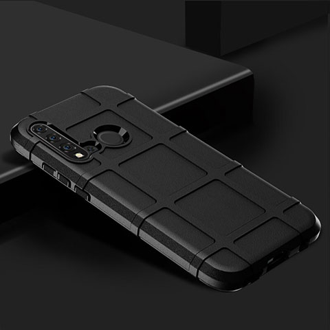 Funda Silicona Ultrafina Goma 360 Grados Carcasa C01 para Huawei P20 Lite (2019) Negro