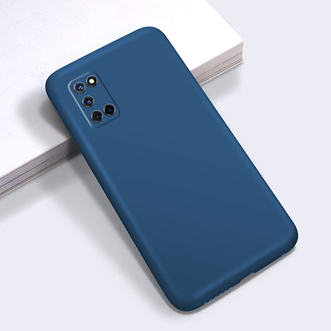 Funda Silicona Ultrafina Goma 360 Grados Carcasa C01 para Oppo A52 Azul