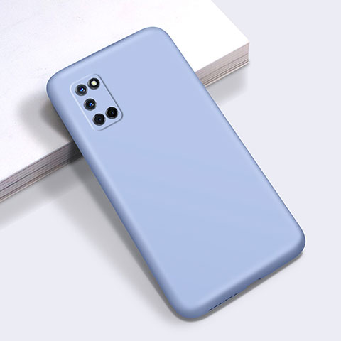 Funda Silicona Ultrafina Goma 360 Grados Carcasa C01 para Oppo A52 Azul Cielo