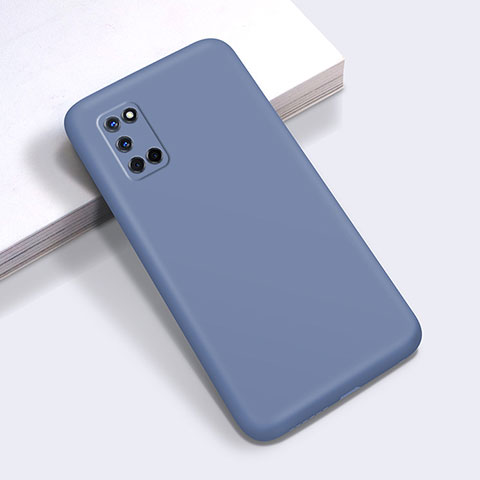 Funda Silicona Ultrafina Goma 360 Grados Carcasa C01 para Oppo A52 Gris