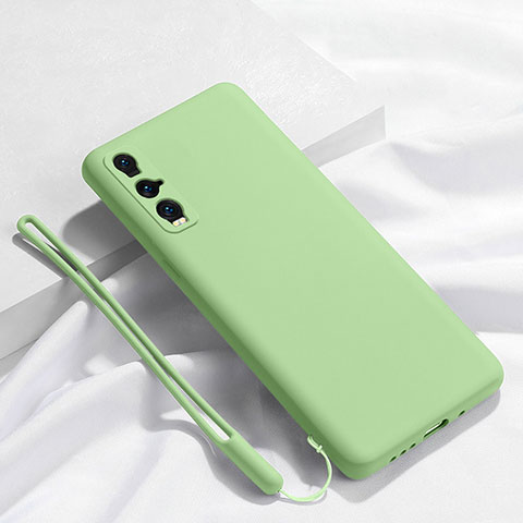 Funda Silicona Ultrafina Goma 360 Grados Carcasa C01 para Oppo Find X2 Cian